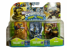 Carica l'immagine nel visualizzatore di Gallery, Skypanders Swap Force HEAVY DUTY SPROCKET, TWIN BLADE CHOP CHOP, SCORP
