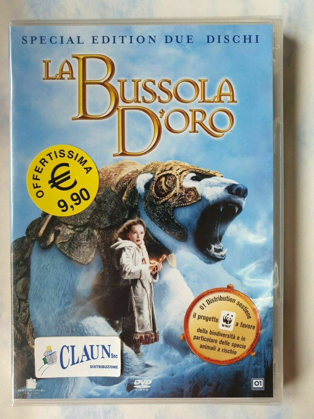 LA BUSSOLA D'ORO DVD SPECIALE EDITION 2 DISCHI-2CD-AVVENTURA-2007 Nuovo