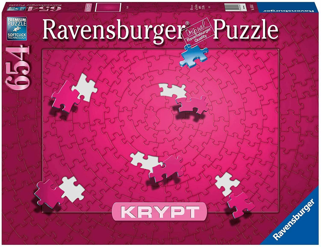 RAVENSBURGER PUZZLE 654 PZ KRYPY PINK 16564