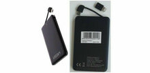 Carica l'immagine nel visualizzatore di Gallery, POWER BANK 2600mAh 5V 1A NERO PER MICRO USB-B o LIGHTNING GROOVY
