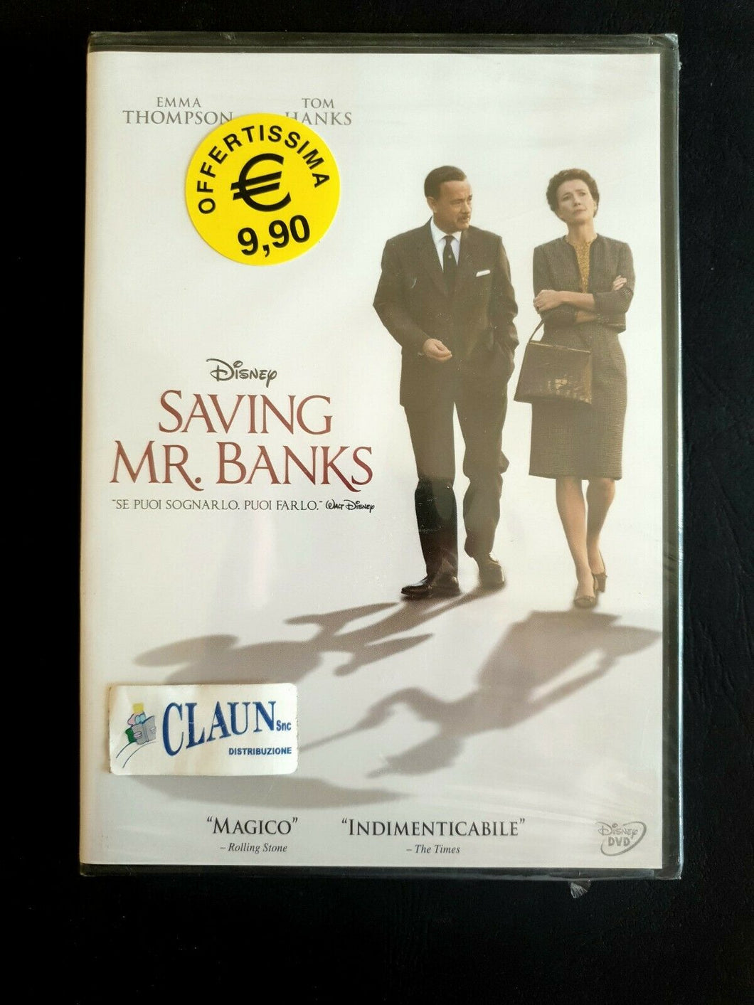 SAVING MR. BANKS *W.Disney* Con Tom Hanks- Emma Thompson DVD Nuovo Sigillato