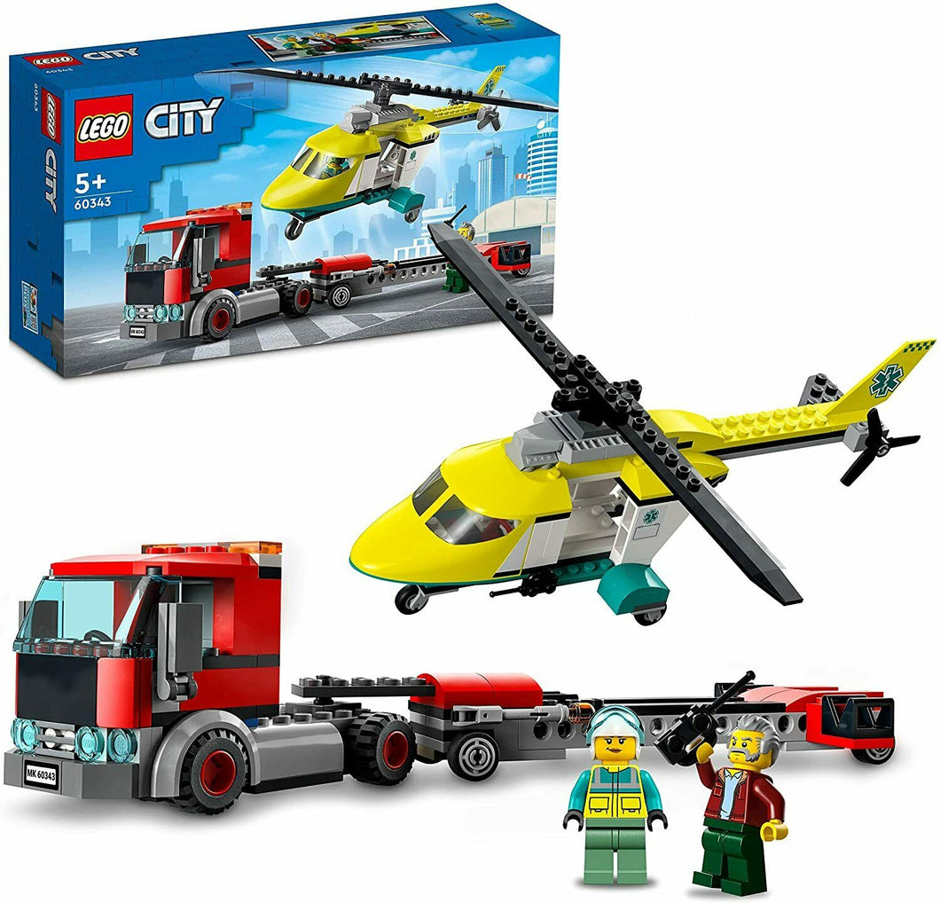 LEGO CITY Trasportatore di elicotteri di salvataggio 60343