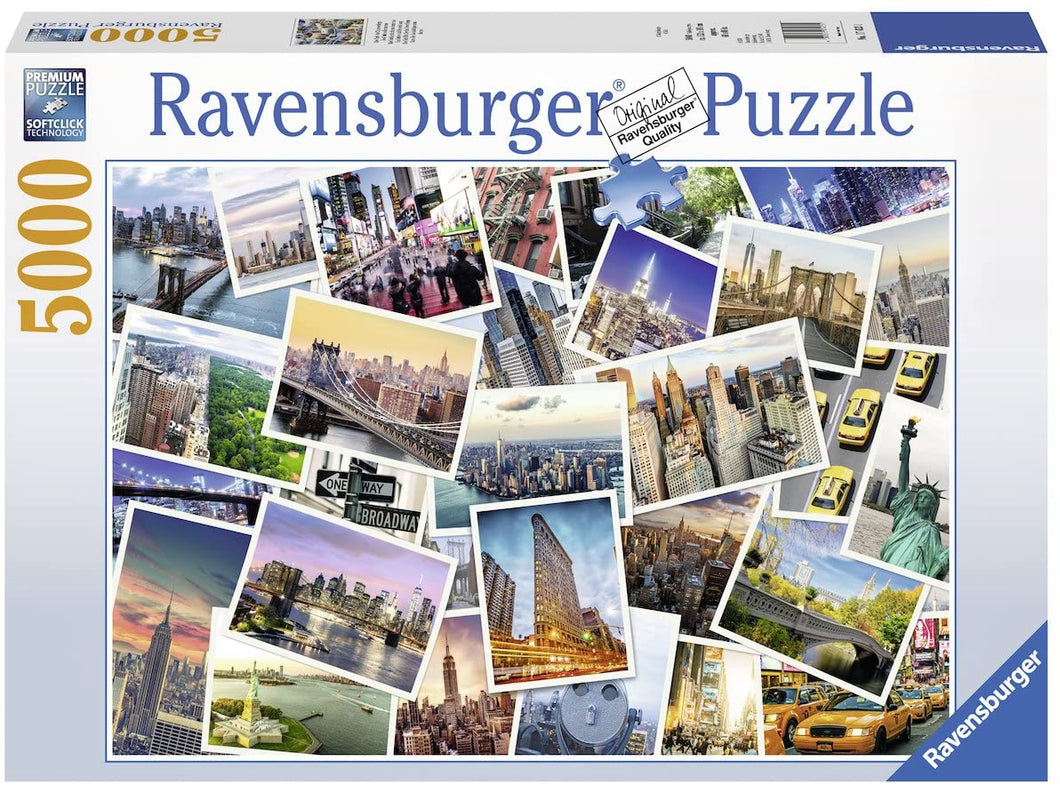 RAVENSBURGER PUZZLE 5000 PZ New York la Città che non dorme 17433