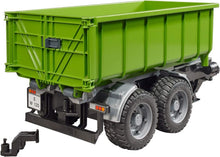 Carica l'immagine nel visualizzatore di Gallery, BRUDER Rimorchio per trattori con container ribaltabile 02035

