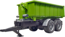 Carica l'immagine nel visualizzatore di Gallery, BRUDER Rimorchio per trattori con container ribaltabile 02035
