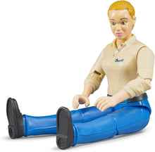 Carica l'immagine nel visualizzatore di Gallery, BRUDER Donna, pelle chiara, con blue jeans 60408
