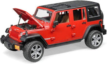 Carica l'immagine nel visualizzatore di Gallery, BRUDER JEEP Wrangler Unlimited Rubicon 02525

