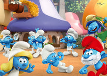 Carica l'immagine nel visualizzatore di Gallery, RAVENSBURGER PUZZLE GIANT 24pz I Puffi - Un giorno Puffoso 03136
