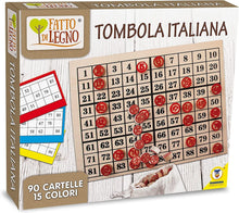 Carica l'immagine nel visualizzatore di Gallery, FATTO DI LEGNO Tombola Italiana TEOREMA 40423
