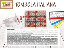Carica l'immagine nel visualizzatore di Gallery, FATTO DI LEGNO Tombola Italiana TEOREMA 40423

