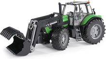 Carica l'immagine nel visualizzatore di Gallery, BRUDER Trattore Deutz Agrotron X720 con benna 03081
