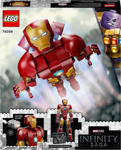 Carica l'immagine nel visualizzatore di Gallery, LEGO MARVEL Personaggio di Iron Man 76206
