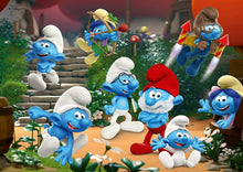 Carica l'immagine nel visualizzatore di Gallery, RAVENSBURGER PUZZLE GIANT 60pz I Puffi - Puffiamo insieme! 03137
