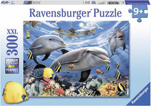 Carica l'immagine nel visualizzatore di Gallery, RAVENSBURGER PUZZLE 300pz XXL Delfini- Animali nei Caraibi 13052
