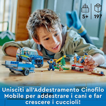 Carica l&#39;immagine nel visualizzatore di Gallery, LEGO CITY Addestramento cinofilo mobile 60369
