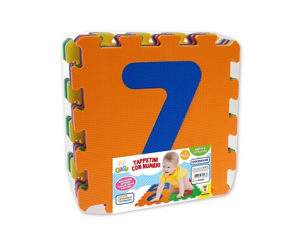GOGO Tappetini Puzzle con Numeri TEOREMA 72463