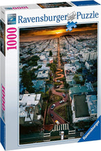 Carica l&#39;immagine nel visualizzatore di Gallery, RAVENSBURGER PUZZLE 1000 PEZZI Lombard Street - San Francisco 16732
