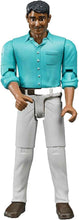 Carica l'immagine nel visualizzatore di Gallery, BRUDER Uomo, pelle media, con jeans bianchi 60003
