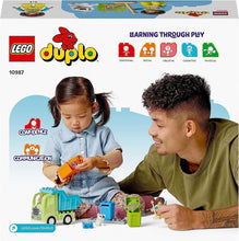 Carica l'immagine nel visualizzatore di Gallery, LEGO DUPLO Camion riciclaggio rifiuti 10987

