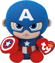 Carica l'immagine nel visualizzatore di Gallery, TY PELUCHE MARVEL Captain American 20cm
