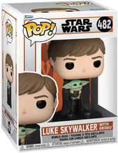 Carica l&#39;immagine nel visualizzatore di Gallery, Funko pop! STAR WAR - LUKE SKYWALKER with Grogu 482
