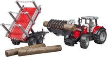 Carica l'immagine nel visualizzatore di Gallery, BRUDER Massey Ferguson 7480 con caricatore frontale 02046
