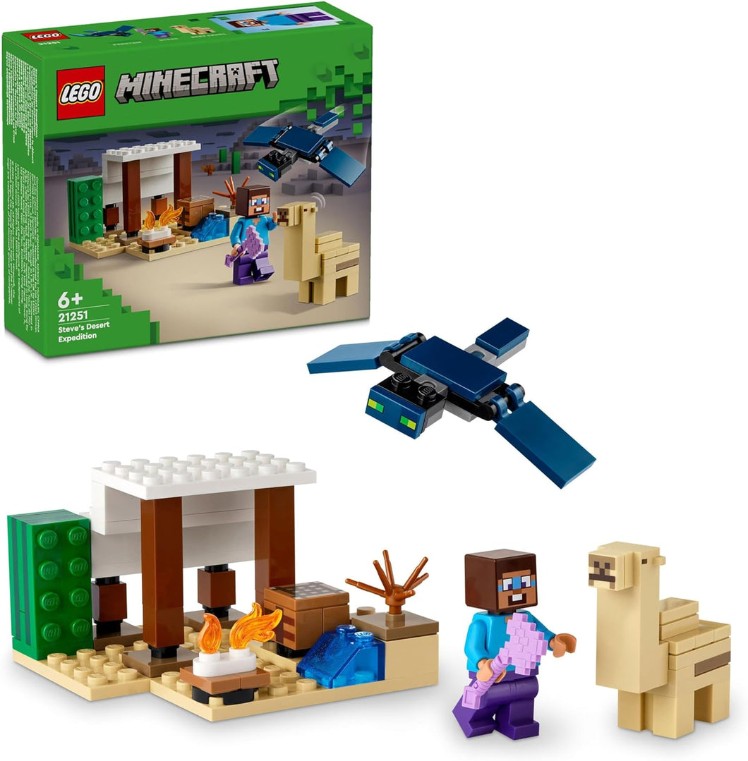 LEGO MINECRAFT Spedizione di Steve nel deserto 21251