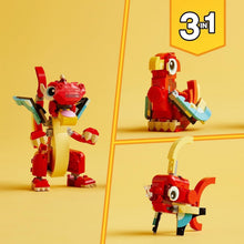 Carica l'immagine nel visualizzatore di Gallery, LEGO CREATOR Drago rosso 31145
