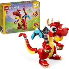 Carica l'immagine nel visualizzatore di Gallery, LEGO CREATOR Drago rosso 31145
