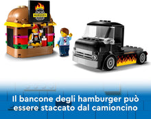 Carica l'immagine nel visualizzatore di Gallery, LEGO CITY Furgone degli hamburger 60404
