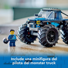 Carica l'immagine nel visualizzatore di Gallery, LEGO CITY Monster Truck blu 60402
