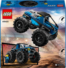 Carica l'immagine nel visualizzatore di Gallery, LEGO CITY Monster Truck blu 60402

