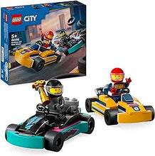 Carica l&#39;immagine nel visualizzatore di Gallery, LEGO CITY Go-kart e piloti 60400
