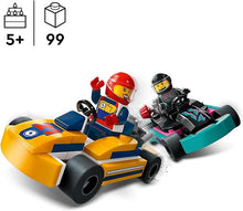 Carica l&#39;immagine nel visualizzatore di Gallery, LEGO CITY Go-kart e piloti 60400
