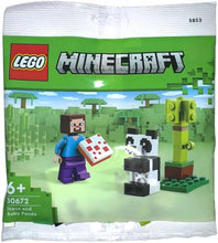 Carica l&#39;immagine nel visualizzatore di Gallery, LEGO POLYBAG Minecraft - Steve con Baby Panda 30672
