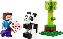 Carica l&#39;immagine nel visualizzatore di Gallery, LEGO POLYBAG Minecraft - Steve con Baby Panda 30672
