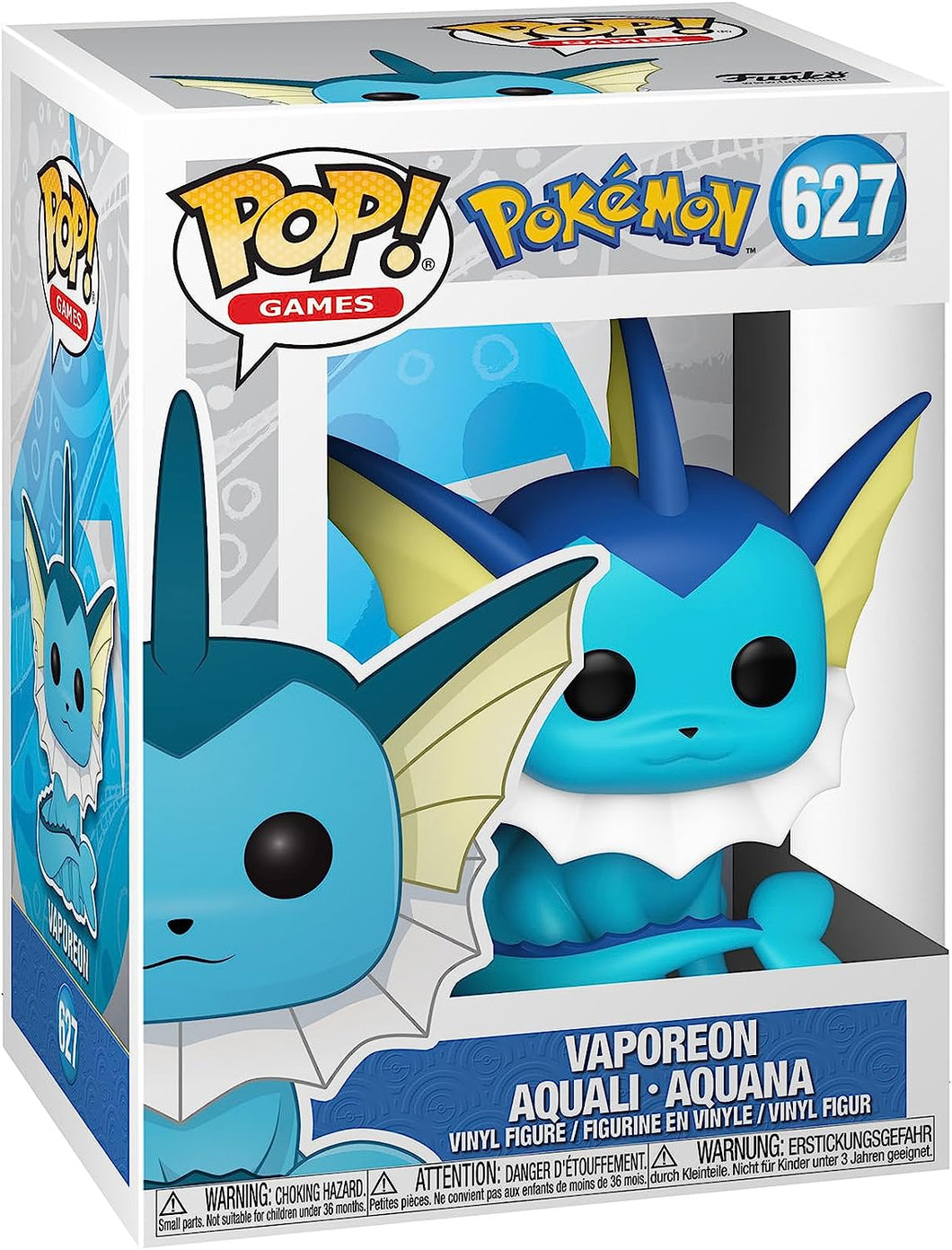 FUNKO POP! Pokemon - Vaporeon Aquali - Aquana 627