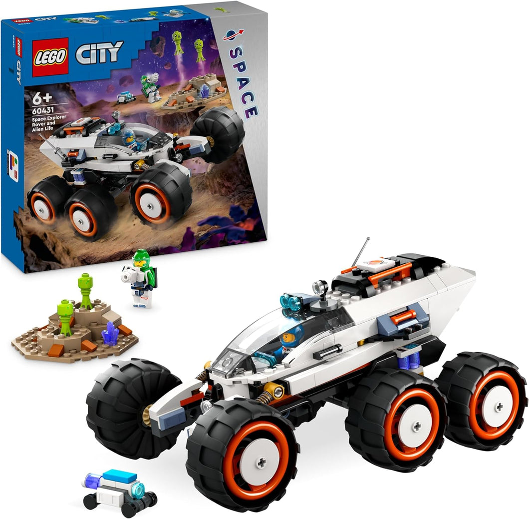 LEGO CITY Rover esploratore spaziale e vita aliena 60431