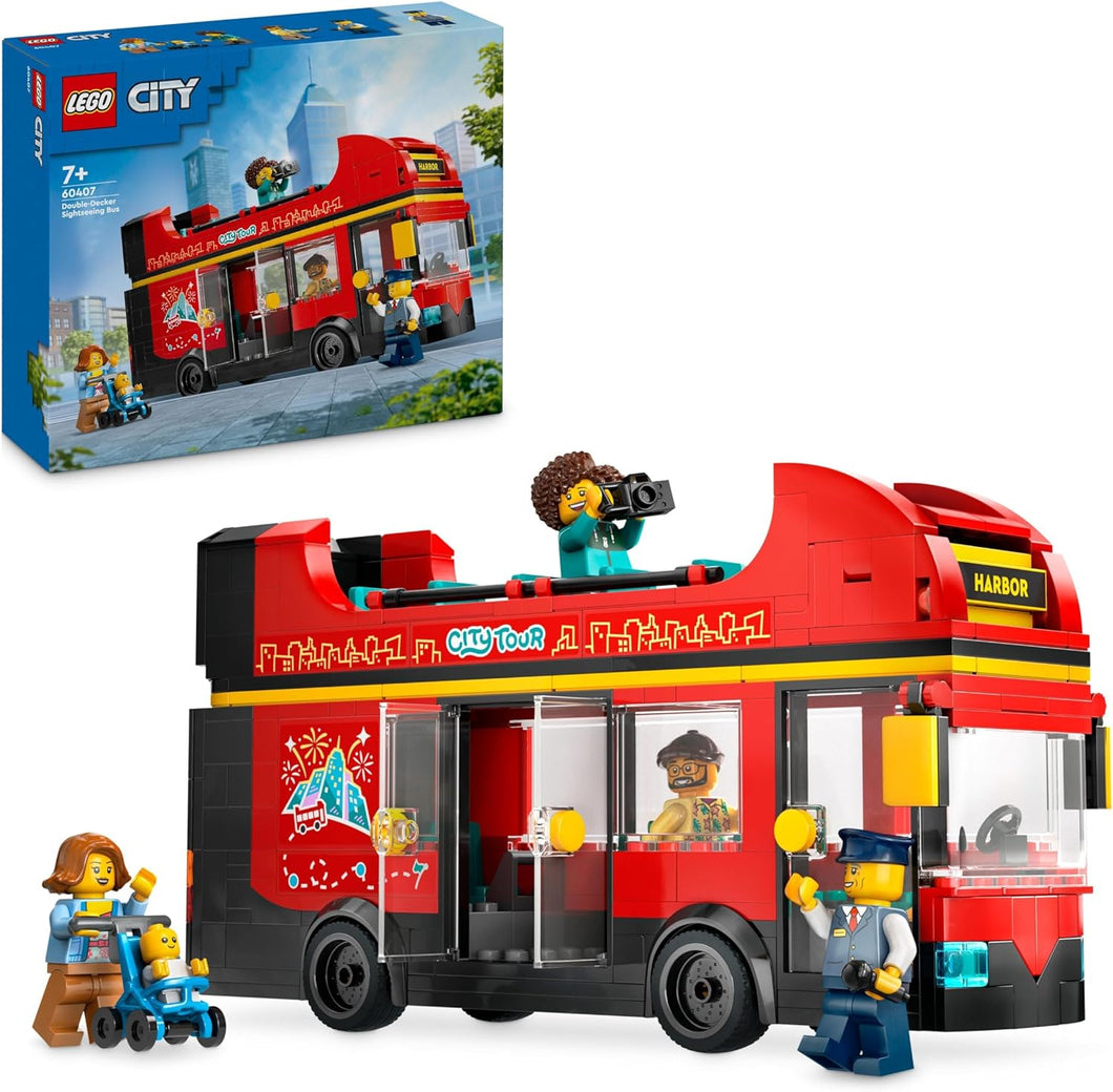 LEGO CITY Autobus turistico rosso a due piani 60407