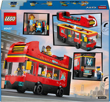 Carica l&#39;immagine nel visualizzatore di Gallery, LEGO CITY Autobus turistico rosso a due piani 60407
