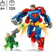 Carica l'immagine nel visualizzatore di Gallery, LEGO DC Mech di Superman contro Lex Luthor 76302
