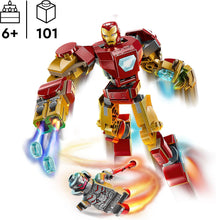 Carica l'immagine nel visualizzatore di Gallery, LEGO MARVEL Mech di Iron Man contro Ultron 76307
