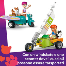 Carica l&#39;immagine nel visualizzatore di Gallery, LEGO FRIENDS Avventure canine su windskate e sidecar 42641
