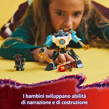 Carica l&#39;immagine nel visualizzatore di Gallery, LEGO NINJAGO Mech da battaglia di Zane 71827
