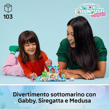 Carica l'immagine nel visualizzatore di Gallery, LEGO GABBY'S DOLLHOUSE Avventura nell’acquario di Gabby sirena 11204
