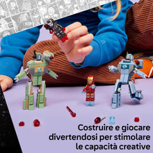 Carica l'immagine nel visualizzatore di Gallery, LEGO MARVEL Iron Man e War Machine contro i droni di Hammer 76320
