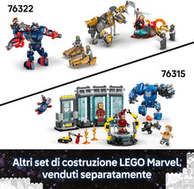 Carica l'immagine nel visualizzatore di Gallery, LEGO MARVEL Iron Man e War Machine contro i droni di Hammer 76320
