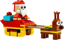 Carica l'immagine nel visualizzatore di Gallery, LEGO POLYBAG Creator- Babbo Natale in slitta 30670
