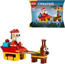 Carica l'immagine nel visualizzatore di Gallery, LEGO POLYBAG Creator- Babbo Natale in slitta 30670
