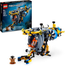 Carica l&#39;immagine nel visualizzatore di Gallery, LEGO TECHNIC Sottomarino per esplorazioni abissali 42201
